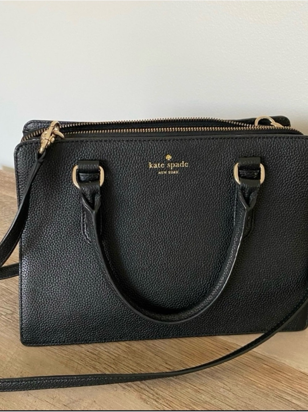 Kate Spade Black Leather Bag